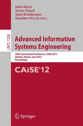 Ralyté / Wrycza / Franch |  Advanced Information Systems Engineering | Buch |  Sack Fachmedien