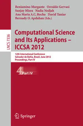 Murgante / Gervasi / Misra |  Computational Science and Its Applications -- ICCSA 2012 | eBook | Sack Fachmedien