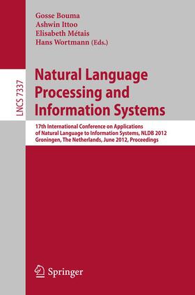 Bouma / Wortmann / Ittoo |  Natural Language Processing and Information Systems | Buch |  Sack Fachmedien