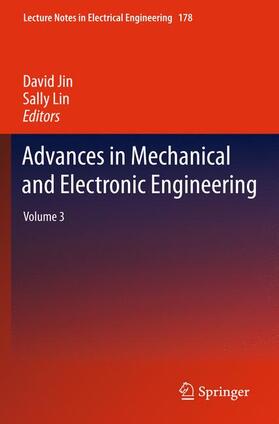 Lin / Jin |  Advances in Mechanical and Electronic Engineering | Buch |  Sack Fachmedien