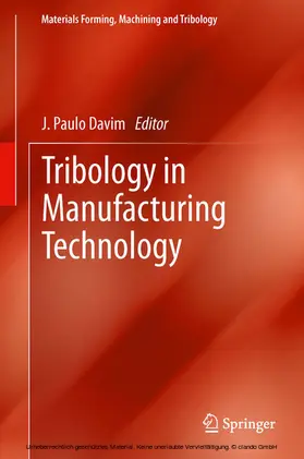 Davim |  Tribology in Manufacturing Technology | eBook | Sack Fachmedien