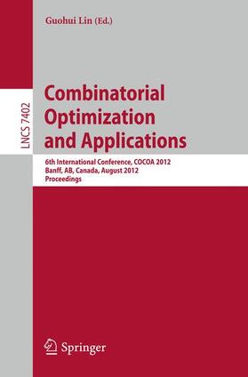 Lin |  Combinatorial Optimization and Applications | Buch |  Sack Fachmedien