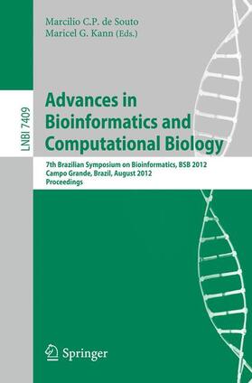 Kann / C.P. de Souto |  Advances in Bioinformatics and Computational Biology | Buch |  Sack Fachmedien