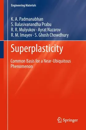 Padmanabhan / Balasivanandha Prabu / Chowdhury |  Superplasticity | Buch |  Sack Fachmedien