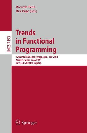 Page / Peña |  Trends in Functional Programming | Buch |  Sack Fachmedien