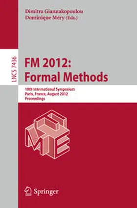 Giannakopoulou / Mery |  FM 2012: Formal Methods | eBook | Sack Fachmedien