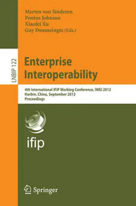 van Sinderen / Johnson / Xu | Enterprise Interoperability | E-Book | sack.de