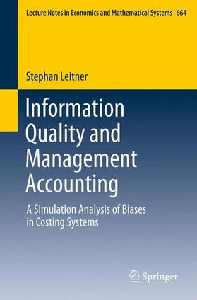 Leitner |  Information Quality and Management Accounting | Buch |  Sack Fachmedien