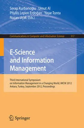 Kurbanoglu / Al / Erdogan | E-Science and Information Management | E-Book | sack.de