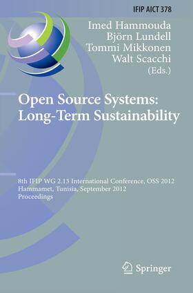 Hammouda / Scacchi / Lundell |  Open Source Systems: Long-Term Sustainability | Buch |  Sack Fachmedien