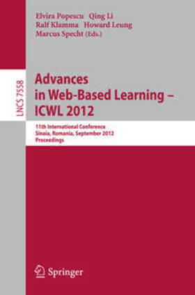 Popescu / Li / Klamma |  Advances in Web-based Learning - ICWL 2012 | eBook | Sack Fachmedien