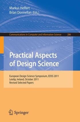 Donnellan / Helfert |  Practical Aspects of Design Science | Buch |  Sack Fachmedien