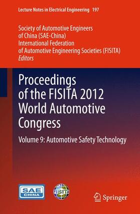 SAE-China / FISITA |  Proceedings of the FISITA 2012 World Automotive Congress | Buch |  Sack Fachmedien