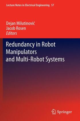 Rosen / Milutinovic / Milutinovic |  Redundancy in Robot Manipulators and Multi-Robot Systems | Buch |  Sack Fachmedien