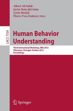 Salah / Oudeyer / Ruiz-del-Solar |  Human Behavior Understanding | Buch |  Sack Fachmedien