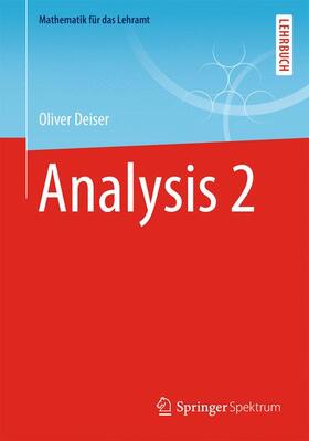 Deiser |  Analysis 2 | Buch |  Sack Fachmedien