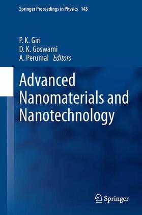 Giri / Perumal / Goswami |  Advanced Nanomaterials and Nanotechnology | Buch |  Sack Fachmedien