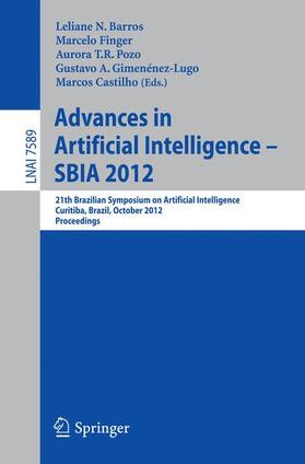 Barros / Finger / Castilho |  Advances in Artificial Intelligence - SBIA 2012 | Buch |  Sack Fachmedien