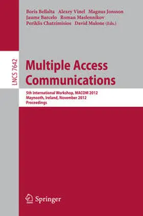 Bellalta / Vinel / Jonsson |  Multiple Access Communications | eBook | Sack Fachmedien