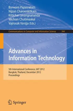 Papasratorn / Charoenkitkarn / Vanijja |  Advances in Information Technology | Buch |  Sack Fachmedien