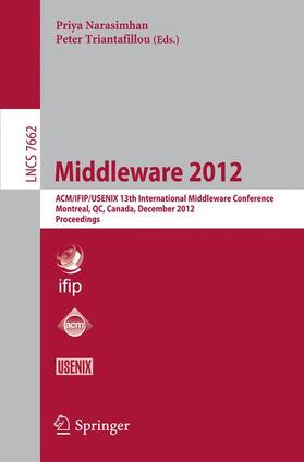 Triantafillou / Narasimhan |  Middleware 2012 | Buch |  Sack Fachmedien