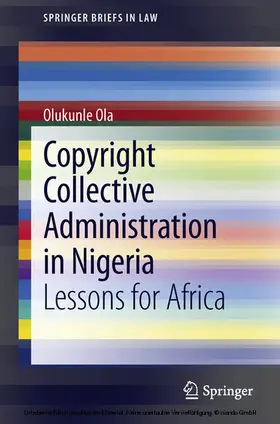 Ola |  Copyright Collective Administration in Nigeria | eBook | Sack Fachmedien