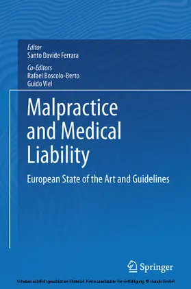 Ferrara / Boscolo-Berto / Viel |  Malpractice and Medical Liability | eBook | Sack Fachmedien