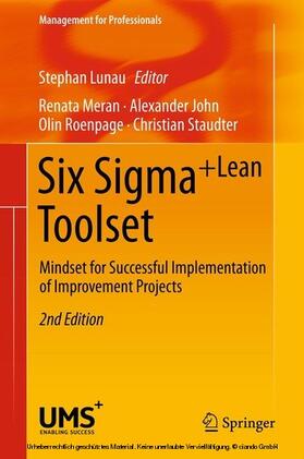 Meran / Lunau / John |  Six Sigma+Lean Toolset | eBook | Sack Fachmedien