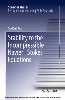 Gui |  Stability to the Incompressible Navier-Stokes Equations | eBook | Sack Fachmedien