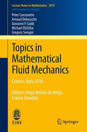 Constantin / Debussche / Galdi |  Topics in Mathematical Fluid Mechanics | Buch |  Sack Fachmedien