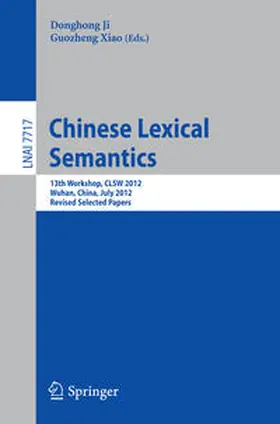 Ji / Xiao |  Chinese Lexical Semantics | eBook | Sack Fachmedien