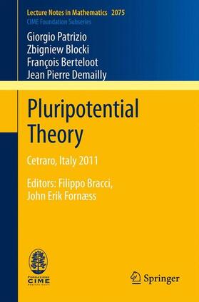 Patrizio / Blocki / Blocki |  Pluripotential Theory | Buch |  Sack Fachmedien