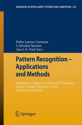 Latorre Carmona / Fred / Sánchez |  Pattern Recognition - Applications and Methods | Buch |  Sack Fachmedien