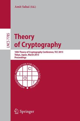 Sahai |  Theory of Cryptography | Buch |  Sack Fachmedien