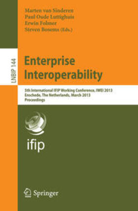 van Sinderen / Oude Luttighuis / Folmer |  Enterprise Interoperability | eBook | Sack Fachmedien