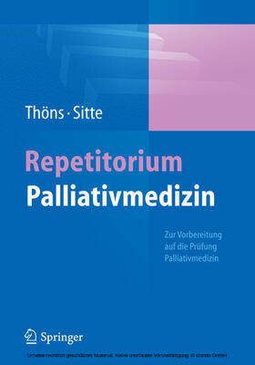 Thöns / Sitte |  Repetitorium Palliativmedizin | eBook | Sack Fachmedien