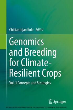 Kole |  Genomics and Breeding for Climate-Resilient Crops | eBook | Sack Fachmedien