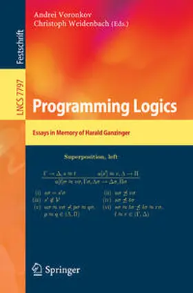 Voronkov / Weidenbach |  Programming Logics | eBook | Sack Fachmedien