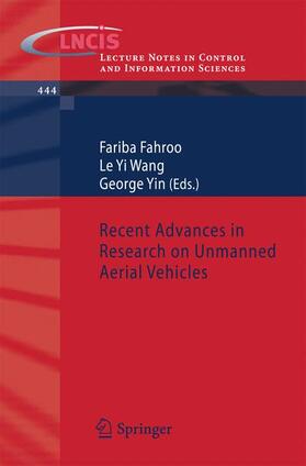 Fahroo / Yin / Wang |  Recent Advances in Research on Unmanned Aerial Vehicles | Buch |  Sack Fachmedien