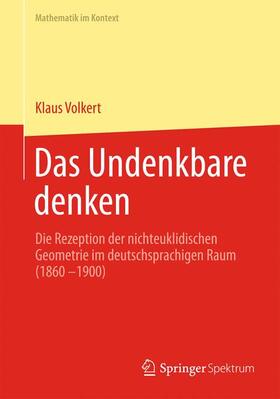 Volkert |  Das Undenkbare denken | Buch |  Sack Fachmedien