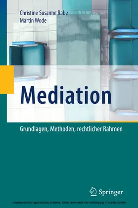 Rabe / Wode |  Mediation | eBook | Sack Fachmedien