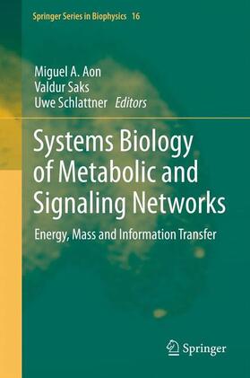 Aon / Schlattner / Saks |  Systems Biology of Metabolic and Signaling Networks | Buch |  Sack Fachmedien