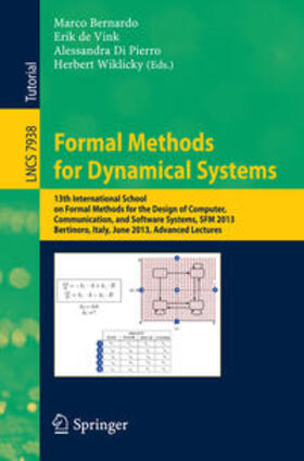 Bernardo / Wiklicky / de  Vink |  Formal Methods for Dynamical Systems | Buch |  Sack Fachmedien