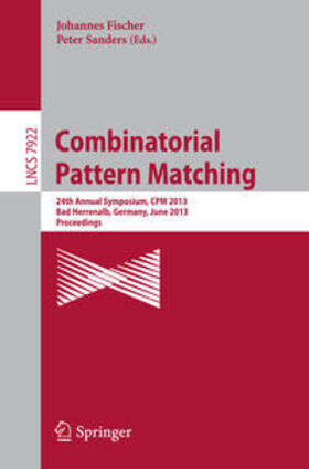 Fischer / Sanders |  Combinatorial Pattern Matching | eBook | Sack Fachmedien