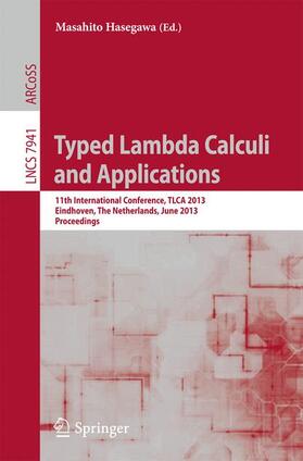 Hasegawa |  Typed Lambda Calculi and Applications | Buch |  Sack Fachmedien