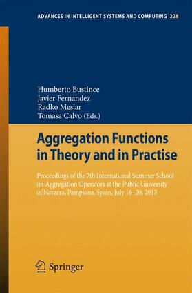 Sola / Calvo / Fernandez |  Aggregation Functions in Theory and in Practise | Buch |  Sack Fachmedien