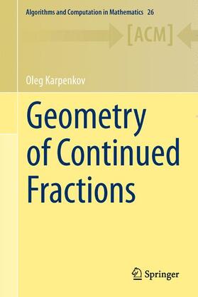 Karpenkov |  Geometry of Continued Fractions | Buch |  Sack Fachmedien