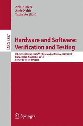 Biere / Vos / Nahir |  Hardware and Software: Verification and Testing | Buch |  Sack Fachmedien
