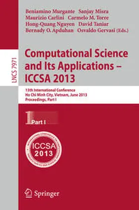 Murgante / Misra / Carlini |  Computational Science and Its Applications -- ICCSA 2013 | eBook | Sack Fachmedien