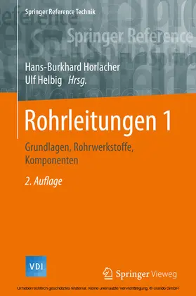 Horlacher / Helbig |  Rohrleitungen 1 | eBook | Sack Fachmedien